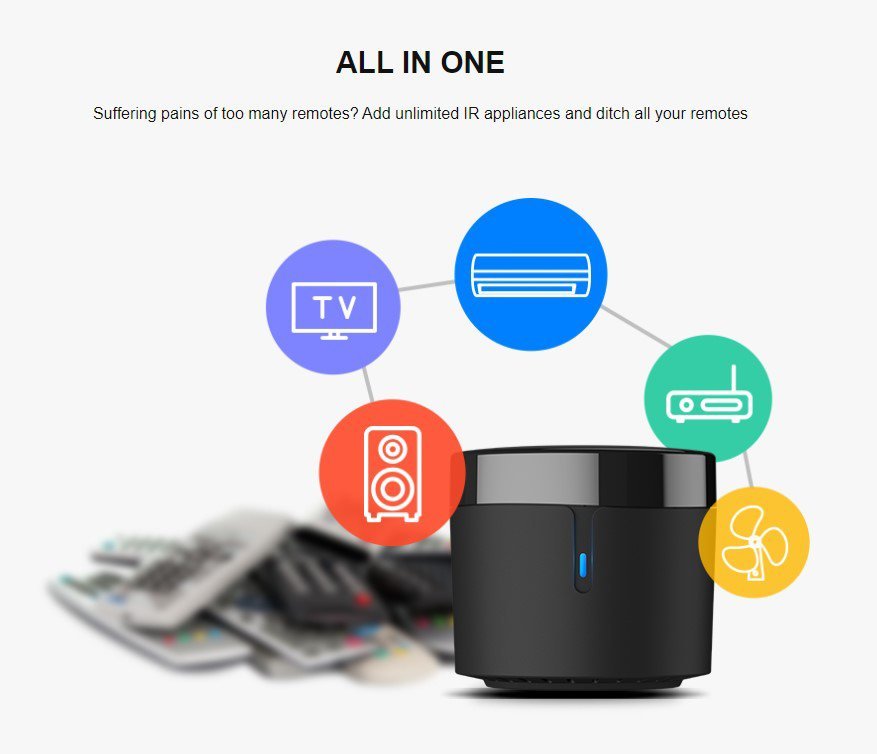 BROADLINK Σύστημα τηλεχειρισμού ηλεκτρικών συσκευών RM4-MINI - Image 3