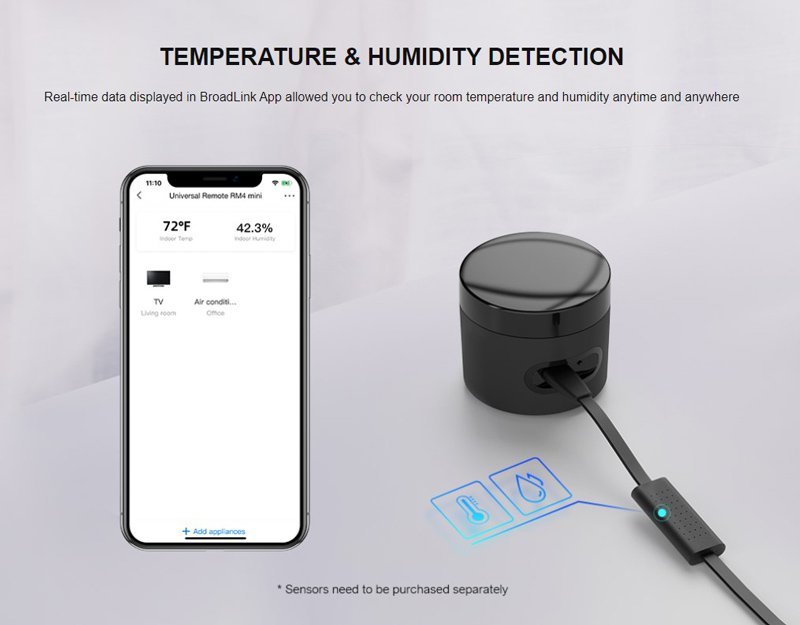 BROADLINK Σύστημα τηλεχειρισμού ηλεκτρικών συσκευών RM4-MINI - Image 5