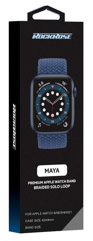 ROCKROSE πλεκτό solo band Maya για Apple Watch 42/44mm, 135mm, ροζ - Image 3