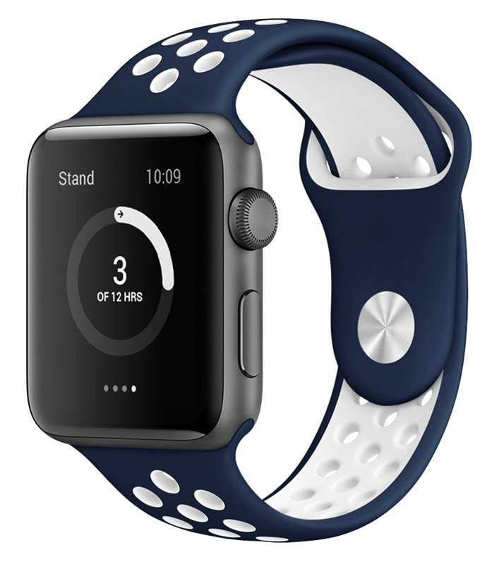 ROCKROSE band σιλικόνης Starry Night για Apple Watch 42/44mm, μπλε - Image 2