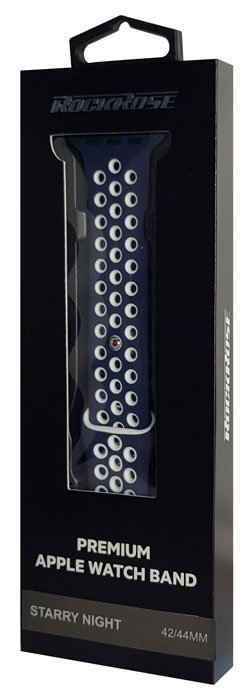 ROCKROSE band σιλικόνης Starry Night για Apple Watch 42/44mm, μπλε - Image 4