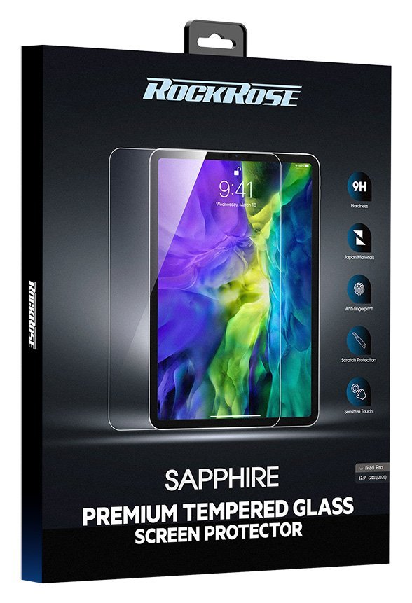 ROCKROSE Tempered Glass 2.5D Sapphire για iPad Pro 12.9" (2018-2020) - Image 2