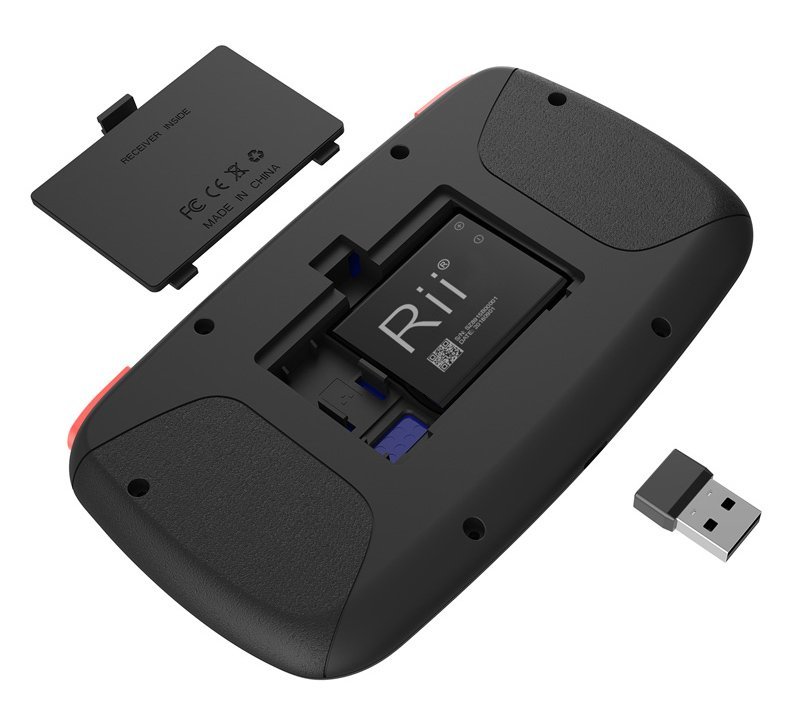 RIITEK ασύρματο mini πληκτρολόγιο i4, backlit, Bluetooth & 2.4GHz, μαύρο - Image 4