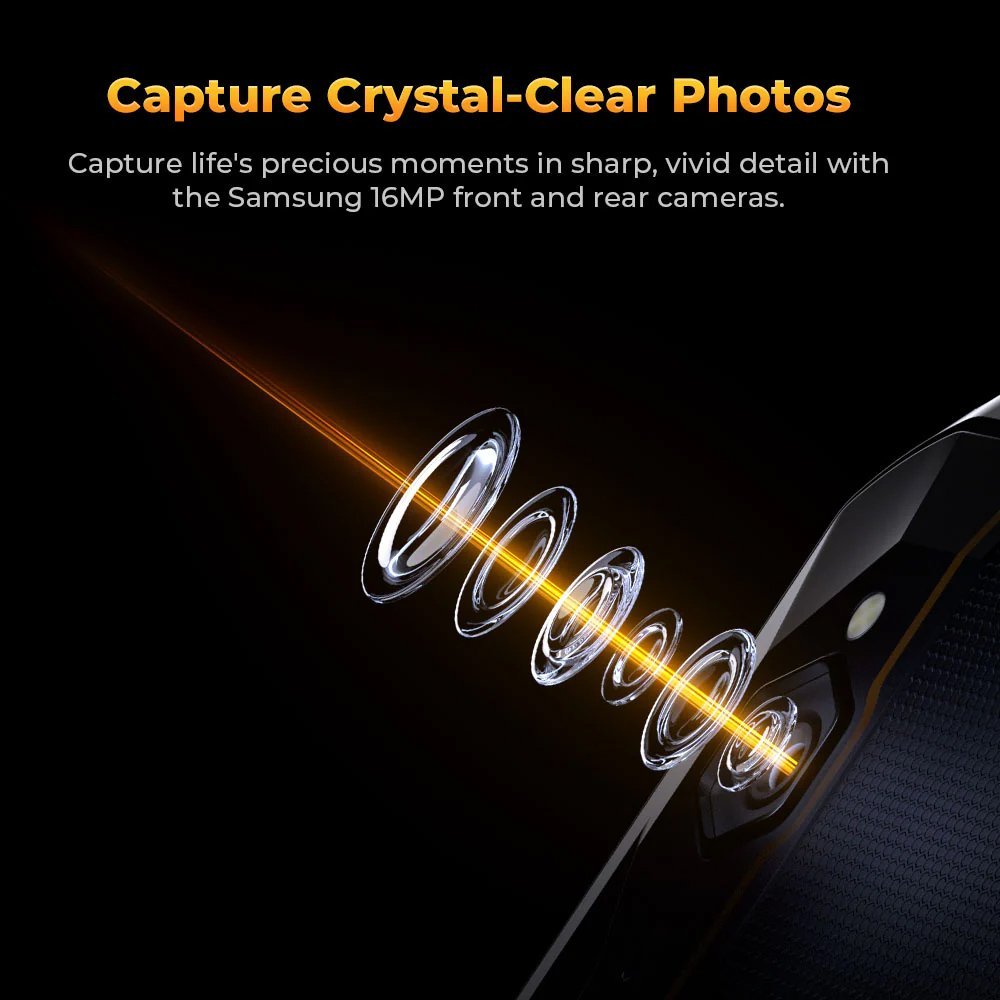 OUKITEL tablet RT9, 10.1", 6/256GB, 4G, 11000mAh, IP68/IP69K, μαύρο - Image 10