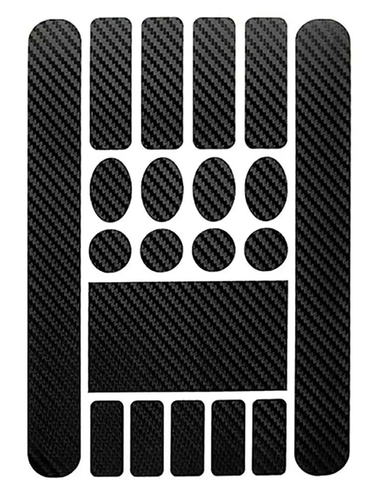 Προστατευτικά αυτοκόλλητα σκελετού ποδηλάτου RW39, μαύρα, 20τμχ