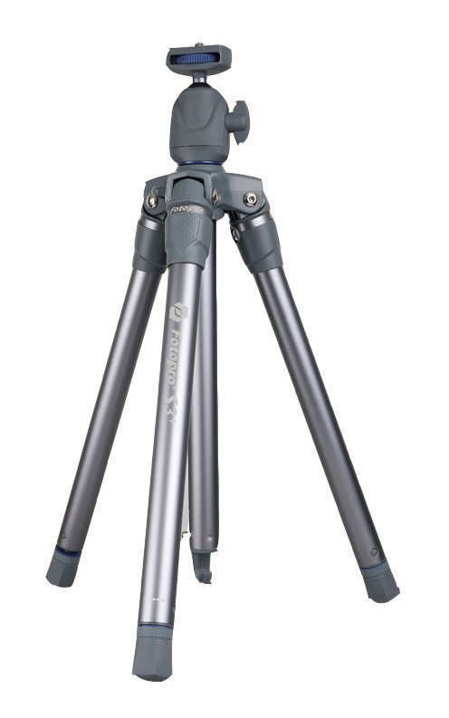 FOTOPRO τρίποδο φωτογράφισης S3 Lite, πτυσσόμενο έως 127cm, έως 2.5kg, γκρι