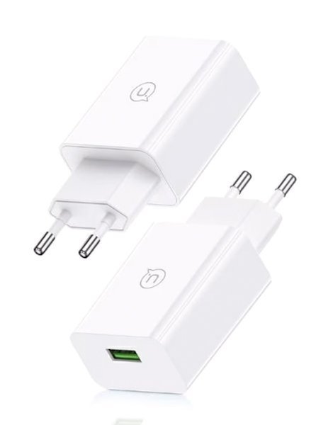 USAMS φορτιστής τοίχου με καλώδιο micro USB, USB, 18W, λευκός - Image 3