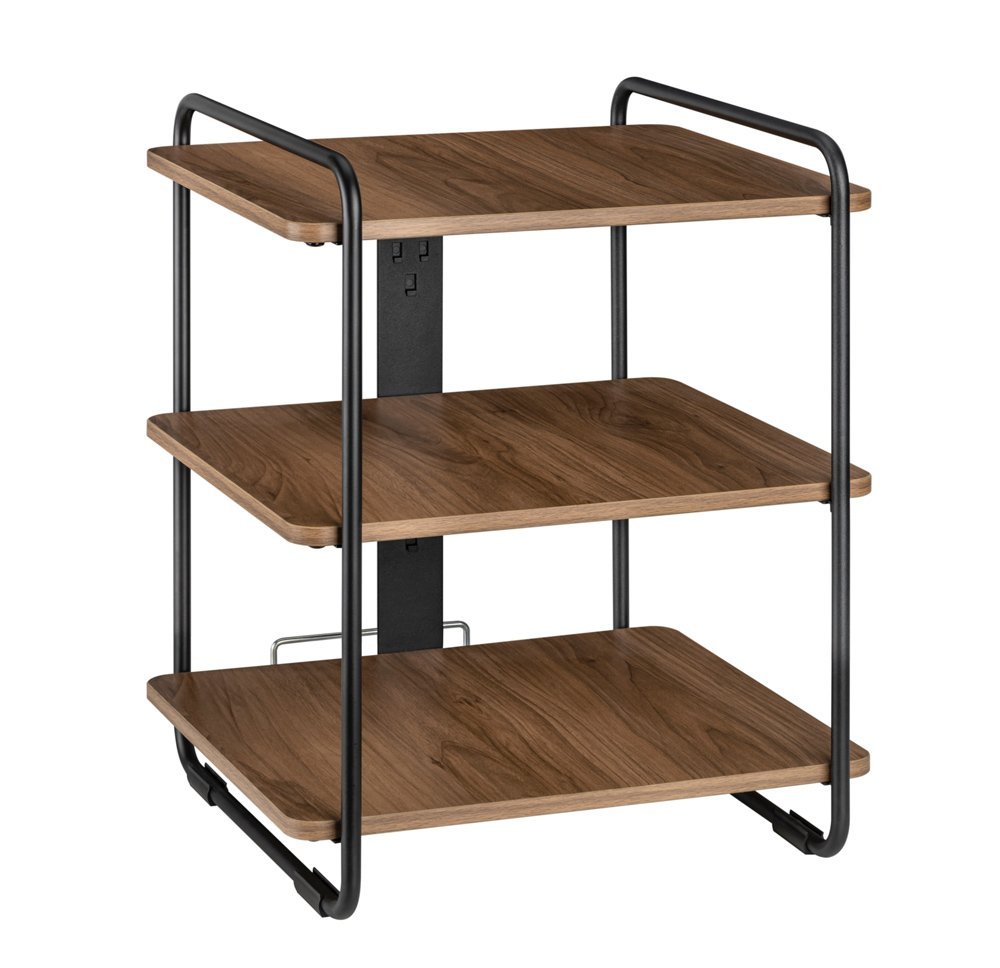 BRATECK ραφιέρα δαπέδου SFR-04, 45.4x40x49.6cm, έως 90kg, καφέ-μαύρο