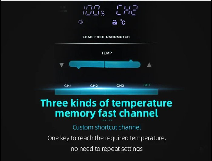 SUGON ψηφιακός σταθμός συγκόλλησης T36 με κολλητήρι, 120W, 200-450 °C - Image 3