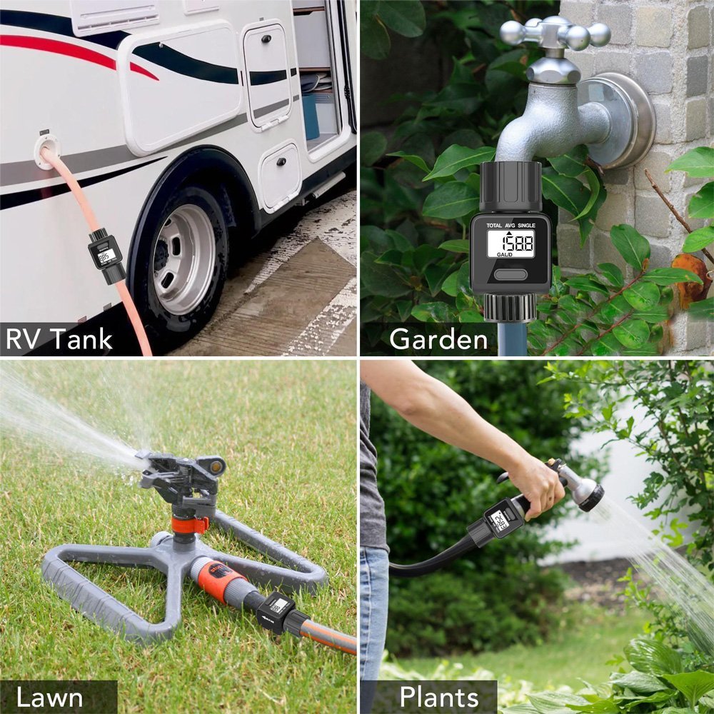 INHOCON ψηφιακός μετρητής κατανάλωσης νερού SGS04, IPX6 - Image 2