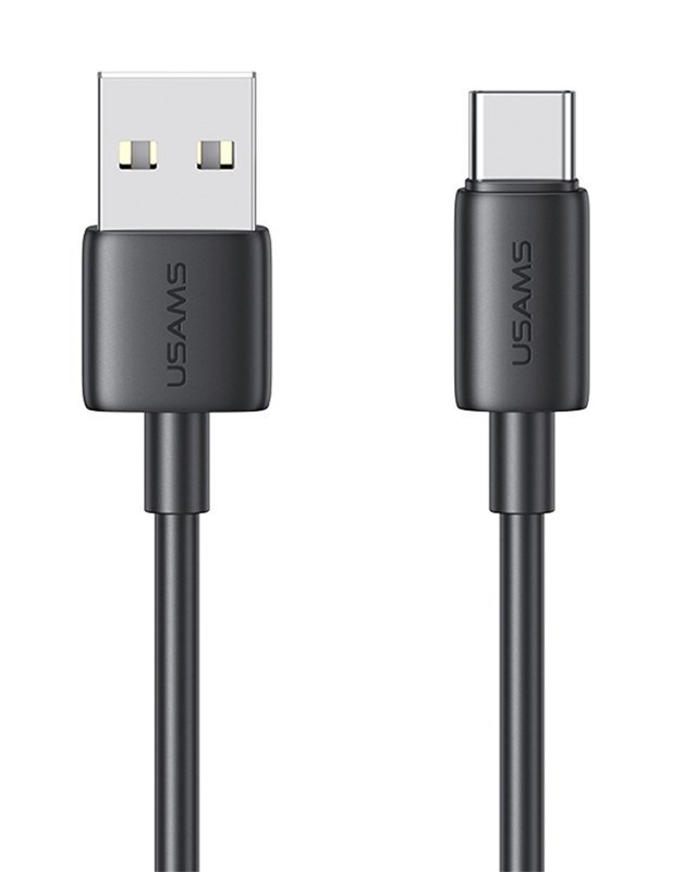 USAMS καλώδιο USB-C σε USB US-SJ708, 3A, 480Mbps, 1m, μαύρο