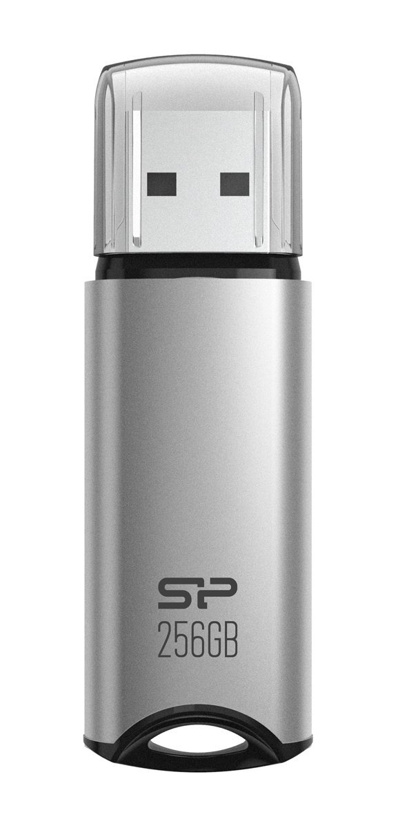 SILICON POWER USB Flash Drive Marvel M02, 256GB, USB 3.2, γκρι