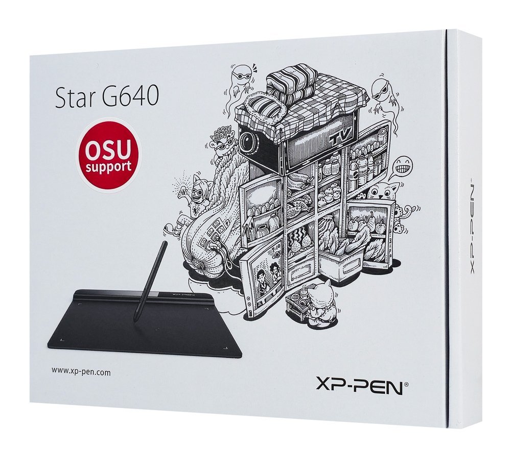 XP-PEN ταμπλέτα σχεδίασης με γραφίδα Star G640, 152.4x101.6mm, μαύρο - Image 7