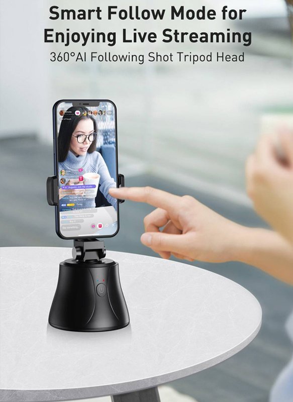 BASEUS smart βάση για smartphone με tracking, SUYT-B01, μαύρη - Image 2