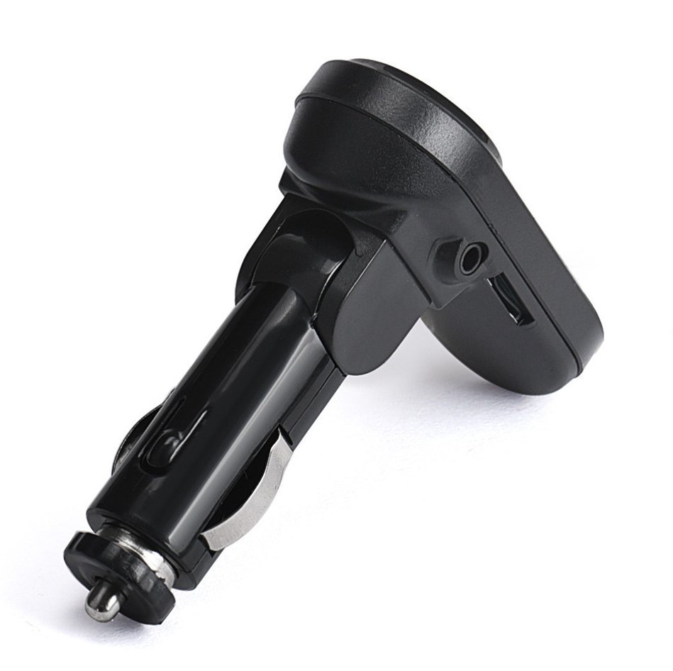 Car FM Transmitter T26 με LCD οθόνη, USB, SD, μαύρο - Image 3