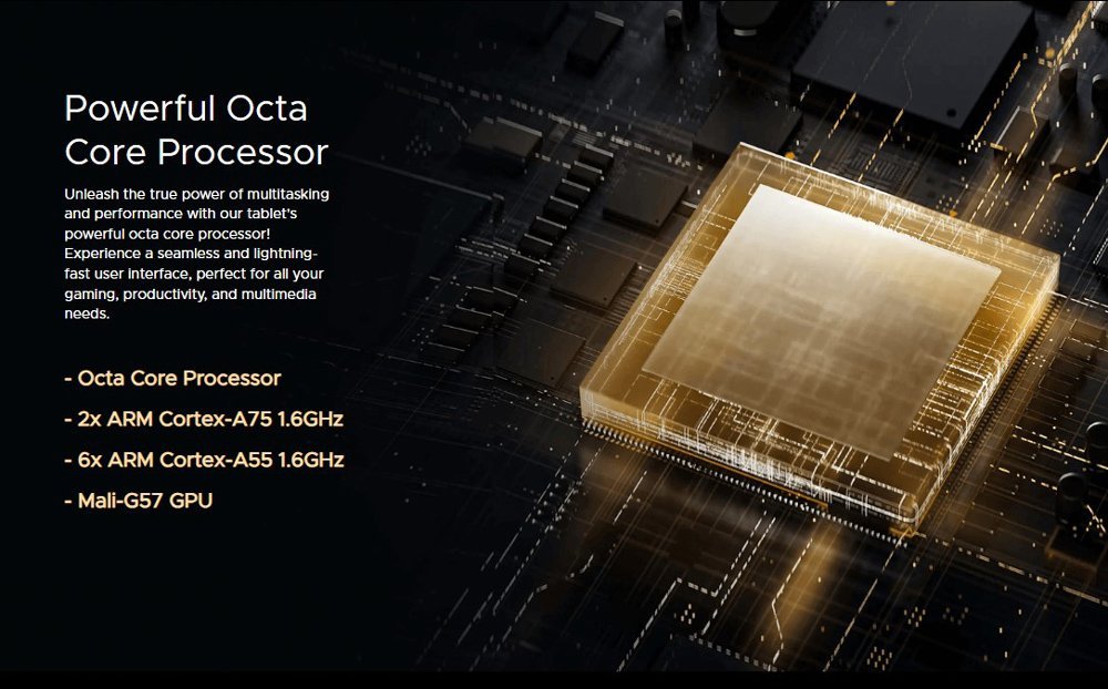 DOOGEE tablet T30S, 11", 6/256GB, 4G, Android 13, 8580mAh, μαύρο - Image 6