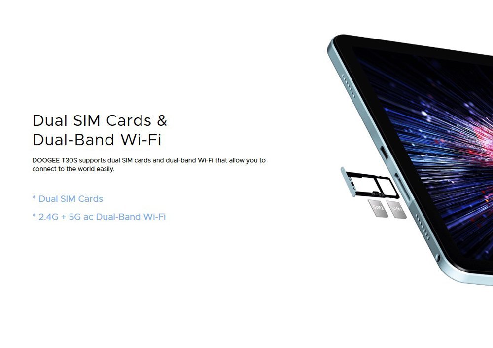 DOOGEE tablet T30S, 11", 6/256GB, 4G, Android 13, 8580mAh, μαύρο - Image 9