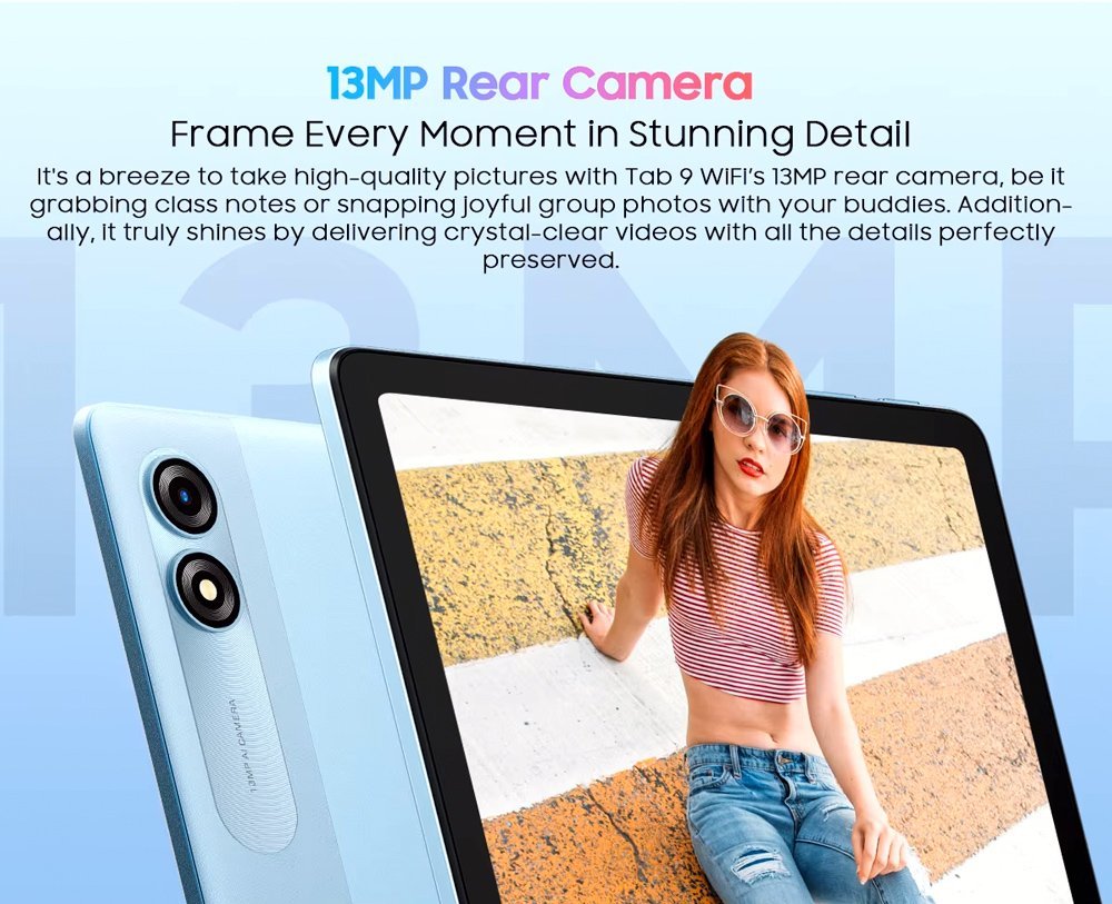 BLACKVIEW tablet Tab 9 WiFi, 11", 6/256GB, Android 14, 8200mAh, γκρι - Image 4