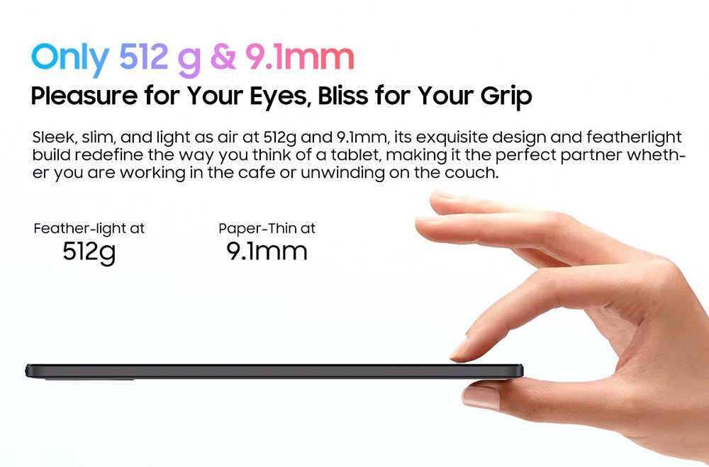 BLACKVIEW tablet Tab 9 WiFi, 11", 6/256GB, Android 14, 8200mAh, γκρι - Image 10