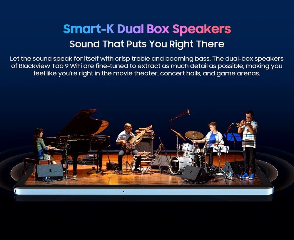 BLACKVIEW tablet Tab 9 WiFi, 11", 6/256GB, Android 14, 8200mAh, γκρι - Image 13