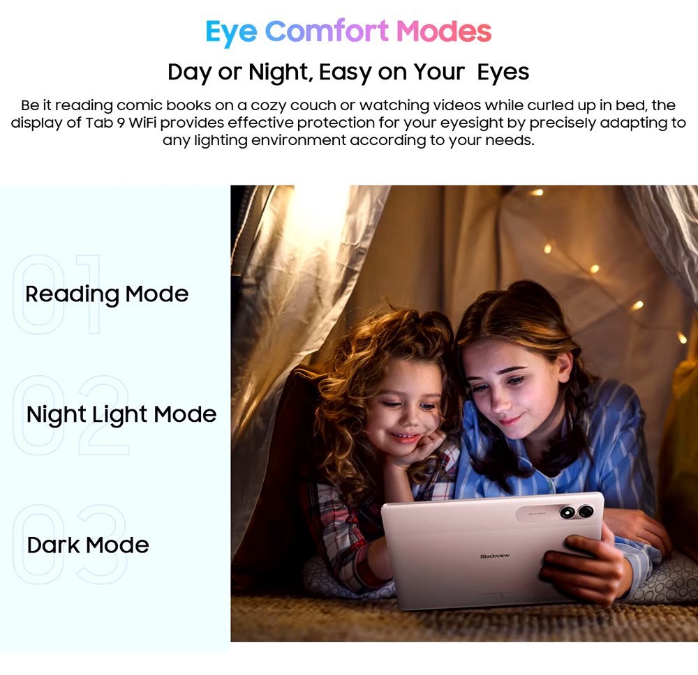 BLACKVIEW tablet Tab 9 WiFi, 11", 6/256GB, Android 14, 8200mAh, γκρι - Image 15