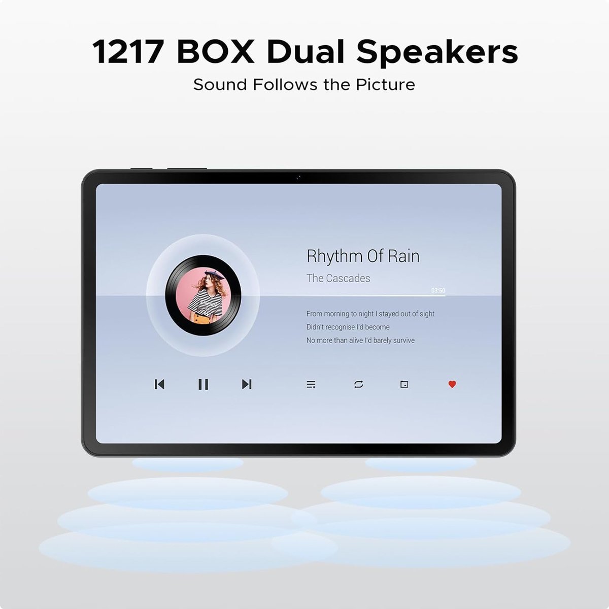 DOOGEE tablet Tab A9, 10.1", 3/64GB, Android 15, 6580mAh, γκρι - Image 3