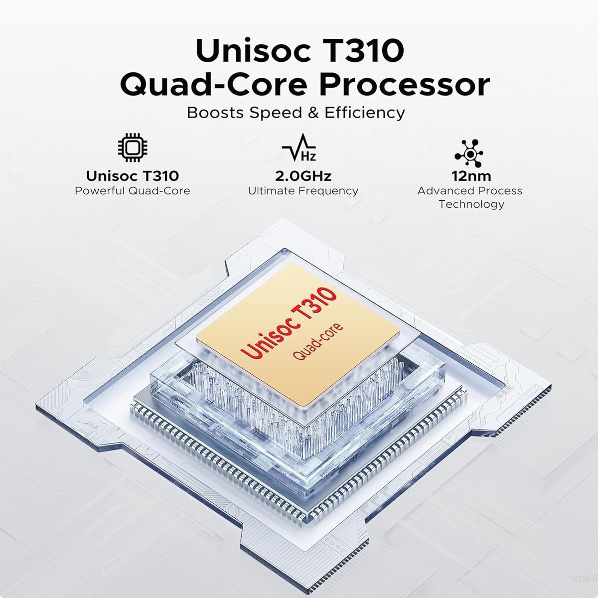 DOOGEE tablet Tab A9, 10.1", 3/64GB, Android 15, 6580mAh, γκρι - Image 6