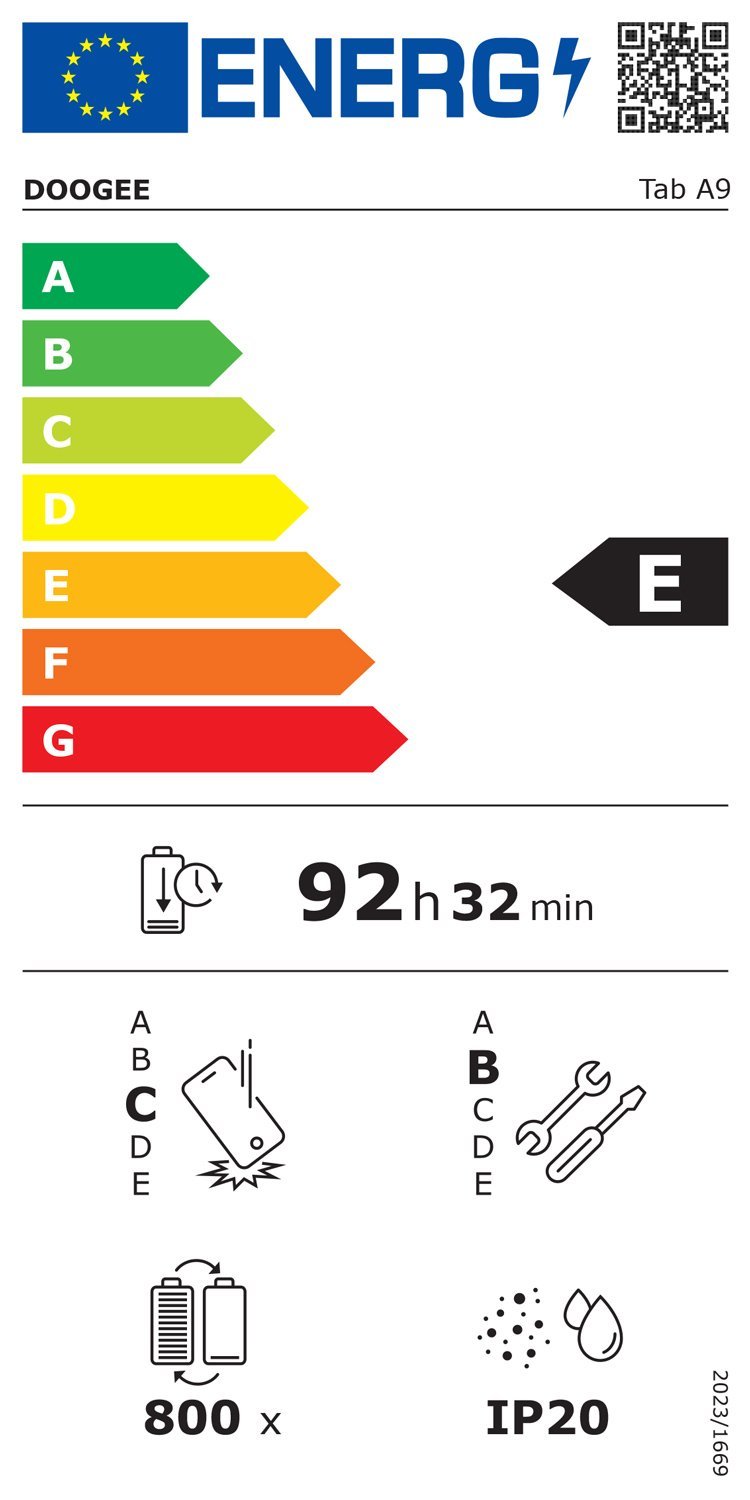 DOOGEE tablet Tab A9, 10.1", 3/64GB, Android 15, 6580mAh, γκρι - Image 11