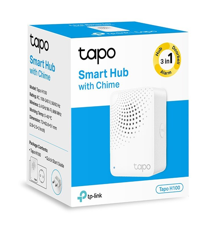 TP-LINK Smart Hub Tapo H100 με κουδούνισμα, Wi-Fi, 868MHz, Ver 1.0 - Image 7