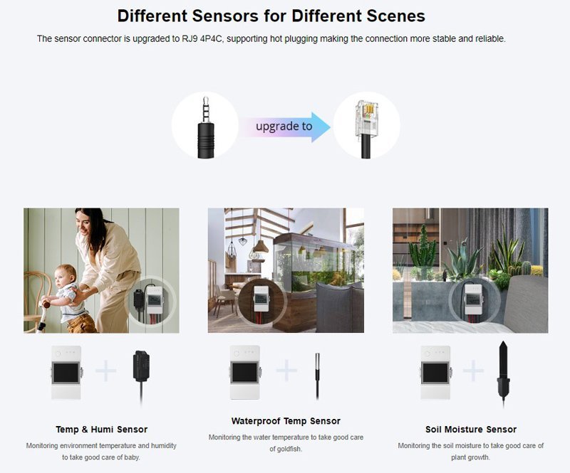 SONOFF smart διακόπτης ελέγχου θερμοκρασίας/υγρασίας THR320D, WiFi, 20A - Image 4