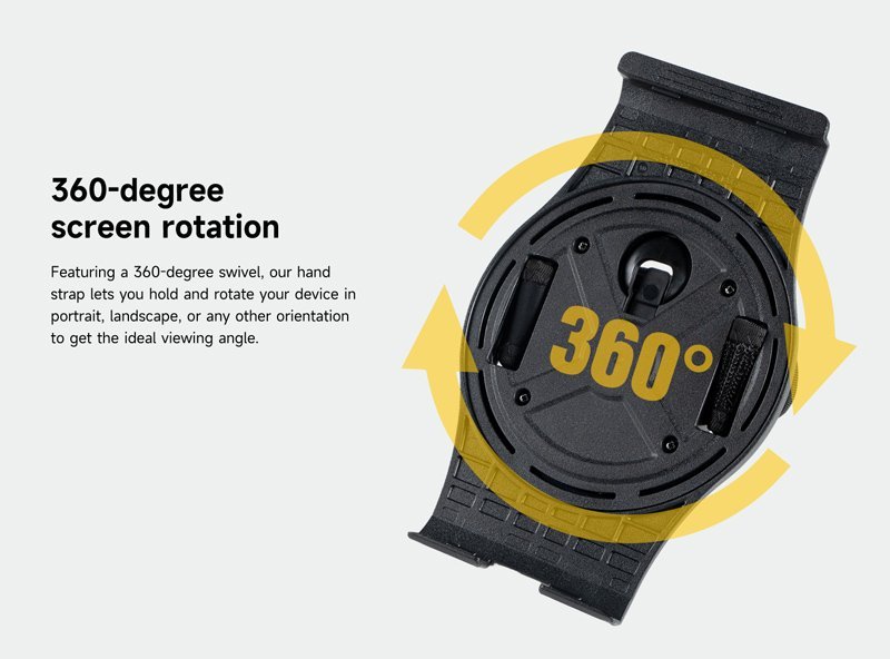 ULEFONE βάση THS02 για tablet Armor Pad 2, με ιμάντα, μαύρη - Image 4