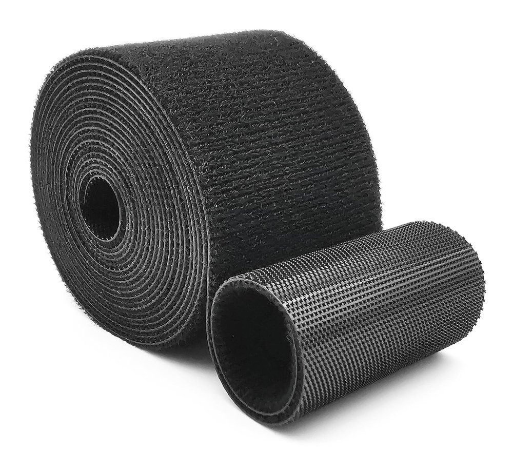 POWERTECH ταινία τύπου velcro TIES-079, 48mm, 3m, μαύρη