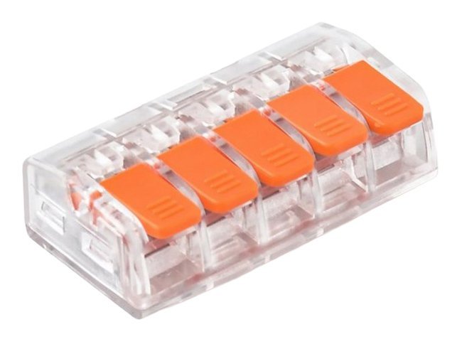 POWERTECH κλέμα σύνδεσης καλωδίων TOOL-0102, 5pin, 10τμχ