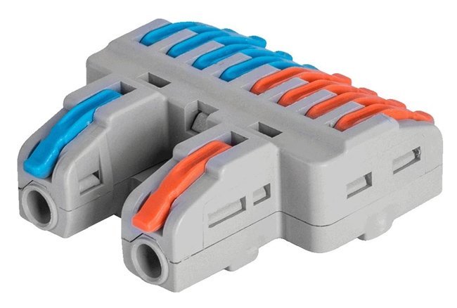 POWERTECH κλέμα σύνδεσης καλωδίων TOOL-0109, 8pin προς 2pin, 5τμχ