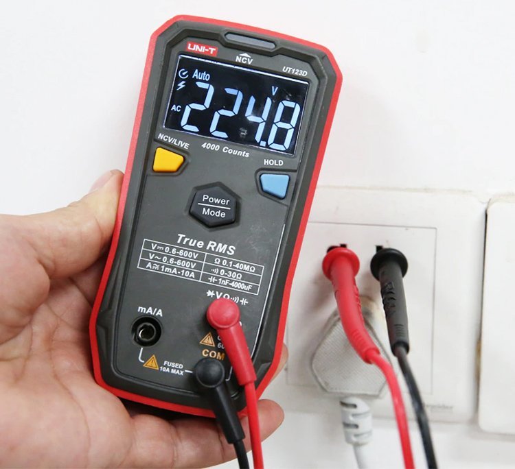 UNI-T ψηφιακό πολύμετρο UT123D, True RMS, NCV, AC/DC - Image 2