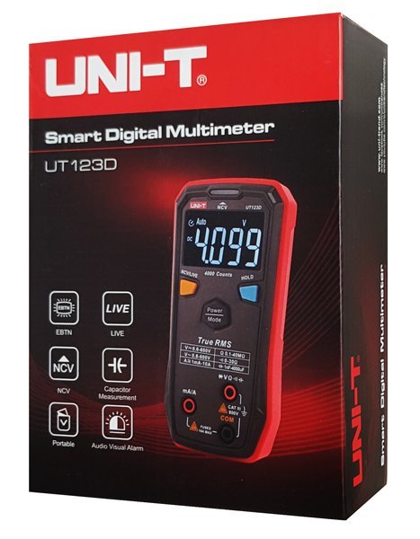 UNI-T ψηφιακό πολύμετρο UT123D, True RMS, NCV, AC/DC - Image 3