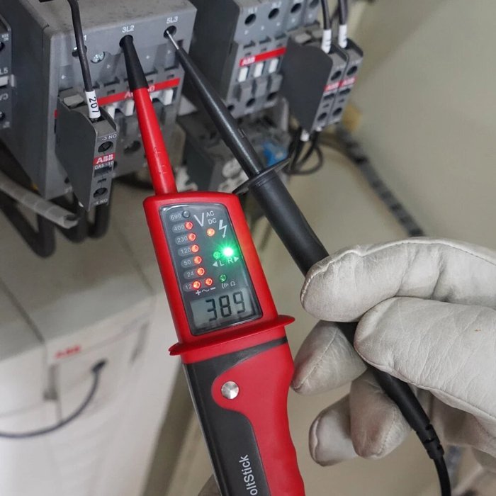 UNI-T μετρητής τάσης AC/DC UT15C, αδιάβροχος IP65, 12V έως 690V - Image 2