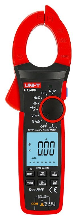 polymetro & amperotsimpida, 1000A AC/DC, NCV, True RMS Amperotsimpida 1