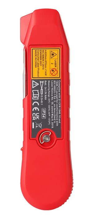 UNI-T ψηφιακό θερμόμετρο 2 in 1 UT320T, -40~300 °C, IP54 - Image 4