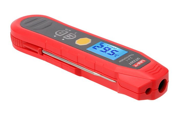 UNI-T ψηφιακό θερμόμετρο 2 in 1 UT320T, -40~300 °C, IP54 - Image 5