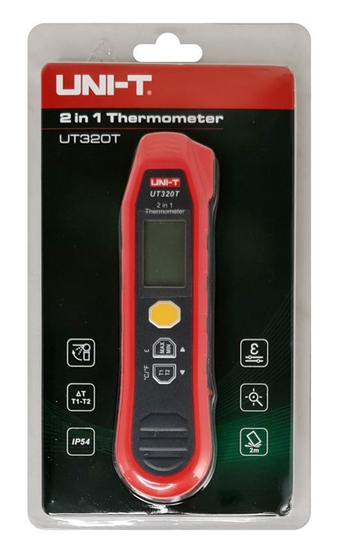 UNI-T ψηφιακό θερμόμετρο 2 in 1 UT320T, -40~300 °C, IP54 - Image 7