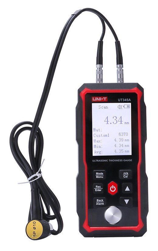 UNI-T ψηφιακός μετρητής πάχους υπερήχων UT345A, 2000mAh, mm/in - Image 3