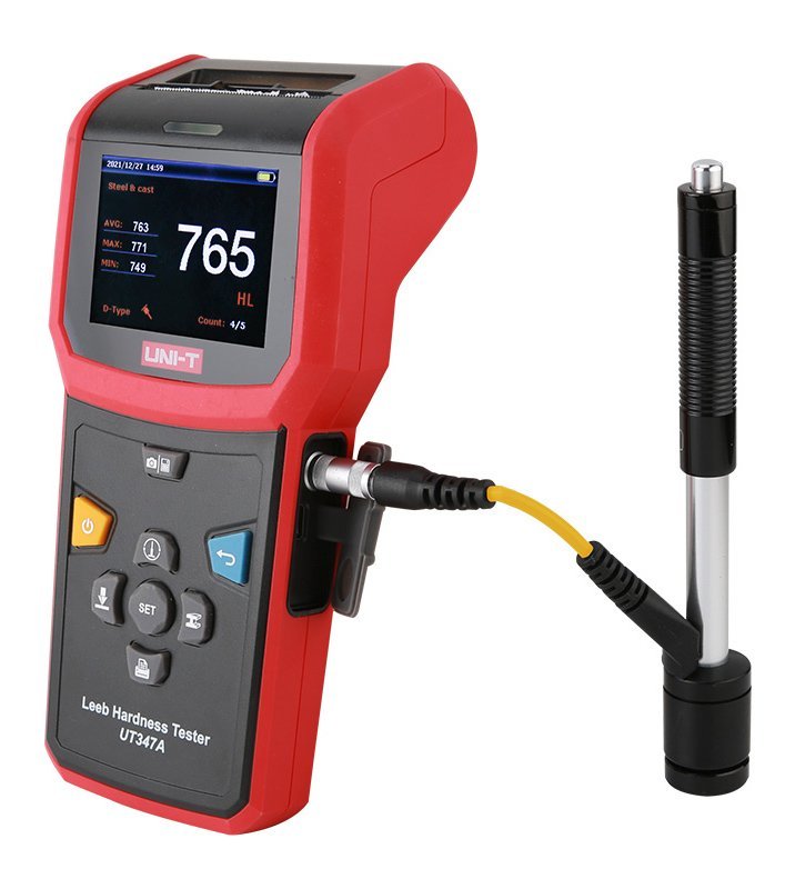 UNI-T ψηφιακός ελεγκτής σκληρότητας Leeb UT347A, με θερμική εκτύπωση - Image 3