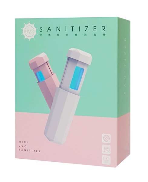 Mini αποστειρωτής υπεριώδους ακτινοβολίας UVC UVS-WH, φορητός, λευκός - Image 8