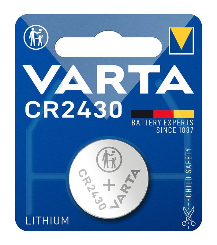 VARTA μπαταρία λιθίου CR2430, 3V, 1τμχ