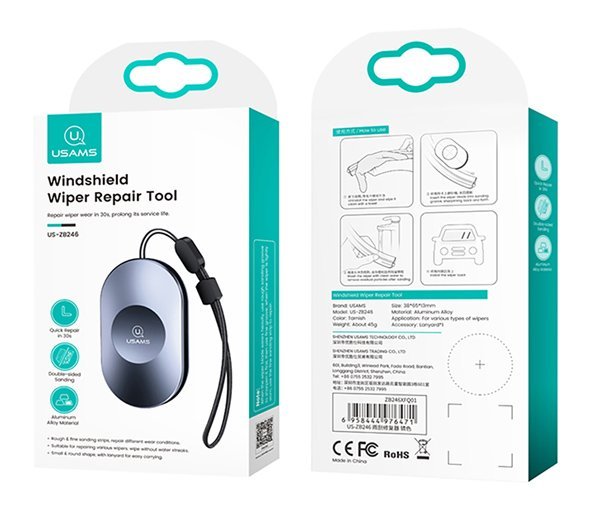 USAMS επισκευαστής μάκτρων υαλοκαθαριστήρων αυτοκινήτου US-ZB246, γκρι - Image 5