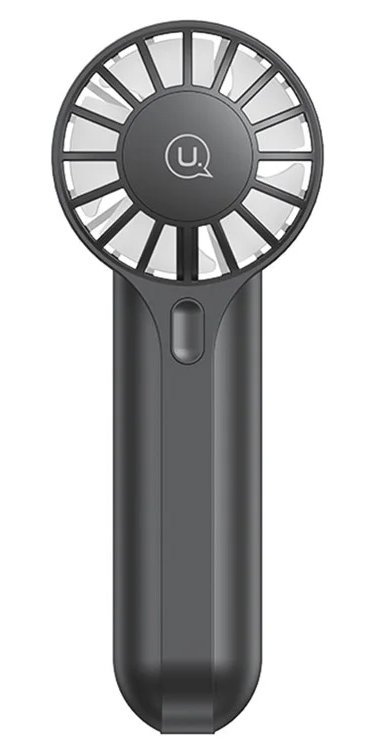 USAMS φορητός ανεμιστήρας ZB288 με 3 ταχύτητες, 1200mAh, μαύρος