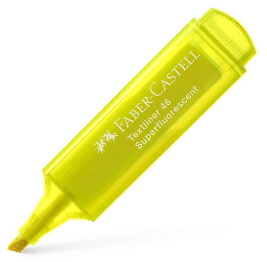 FABER-CASTELL μαρκαδόρος υπογράμμισης Textliner , κίτρινος, 1τμχ