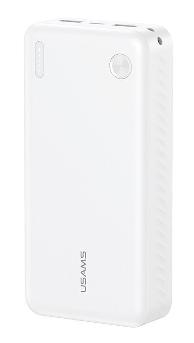 USAMS power bank CD54, x θύρες εξόδου, 0000mAh, 10W, λευκό