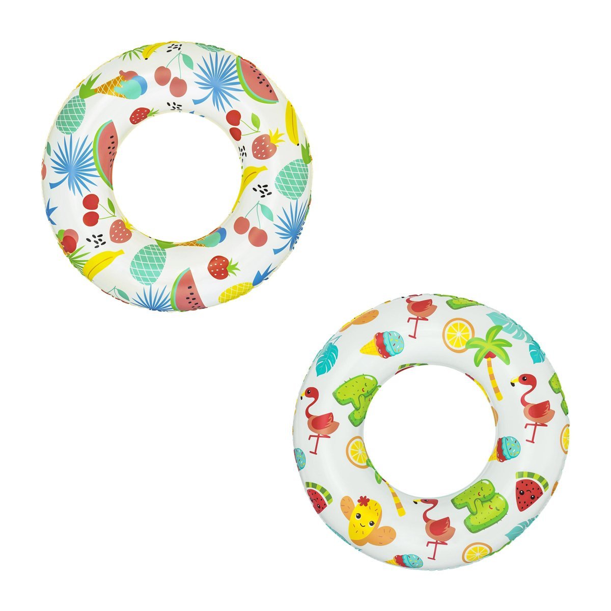 BESTWAY παιδικό σωσίβιο κουλούρα , 61cm, 3-6 ετών, διάφορα χρώματα/σχέδια, 1τμχ